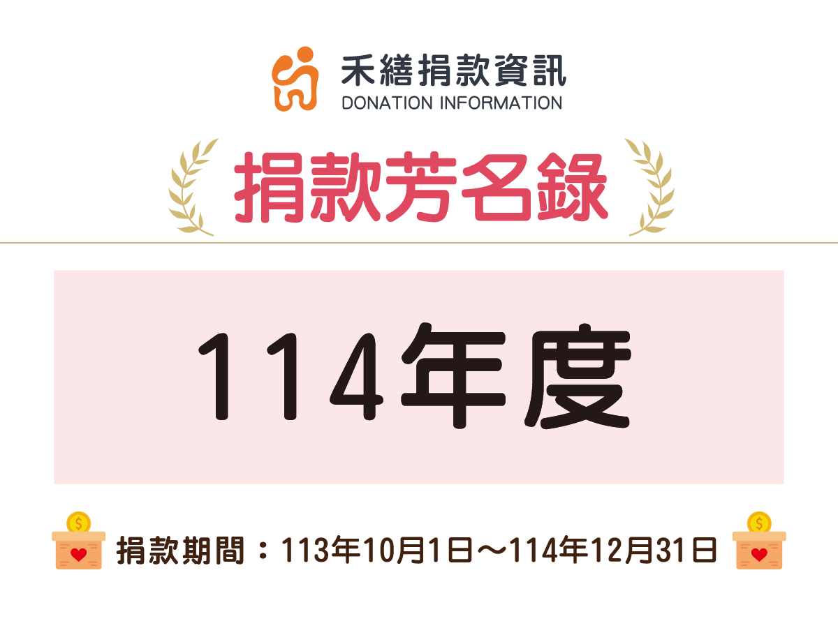 114年度捐款芳名錄
